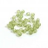 Firepolished 3mm Dark Olivine, 40 st