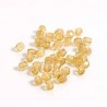 Firepolished 3mm Lt Topaz, 40 st