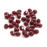 Firepolished 4mm Garnet, 40 st