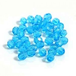 Firepolished 4mm Lt Aqua,...