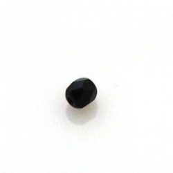 Firepolished 4mm Black, 40st