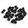 Firepolished 4mm Black, 40st