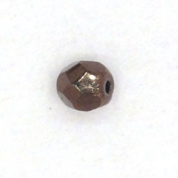 Firepolished 5mm, Bronze,  20 st