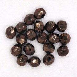 Firepolished 5mm, Bronze,...