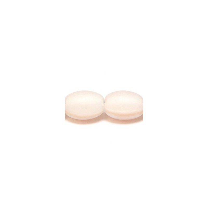 Beige matt yta oval 8x6mm