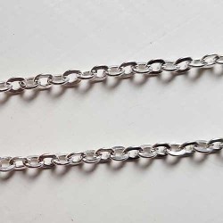 Kedja silverfärg 4x3,5x1mm