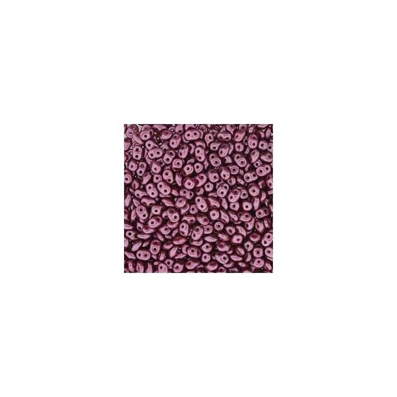 Superduo Pastel Burgundy 2,5x5mm