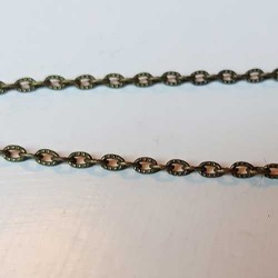 Kedja Antik bronsfärg 4x3mm