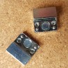 Magnetlås metallfärg 21x14x6mm