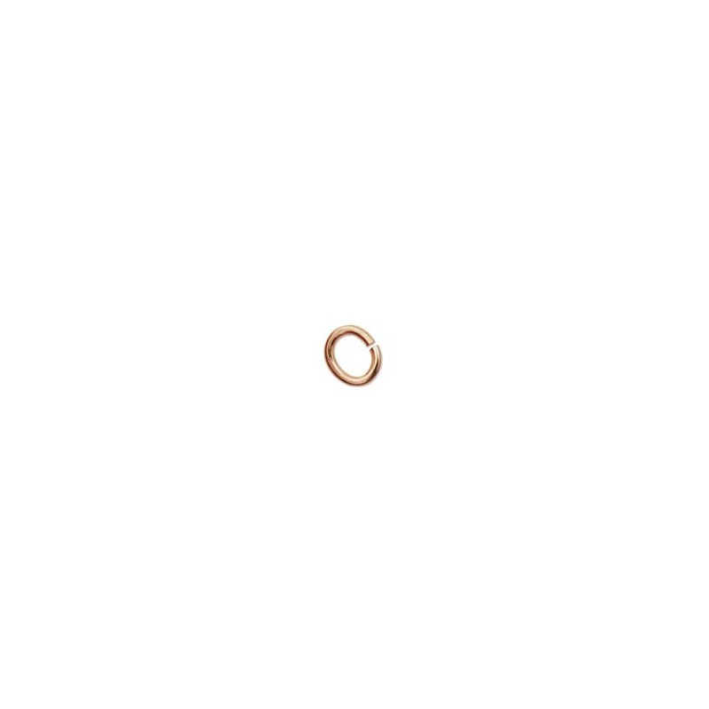 Motring, bindring oval 5mm koppar