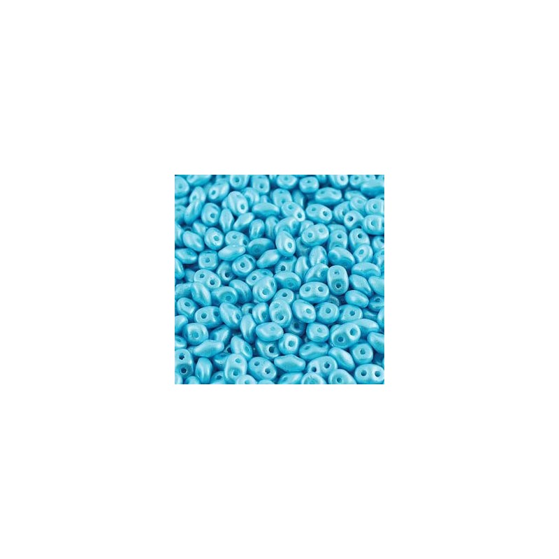 Superduo Pearl Shine Aqua 2,5x5mm