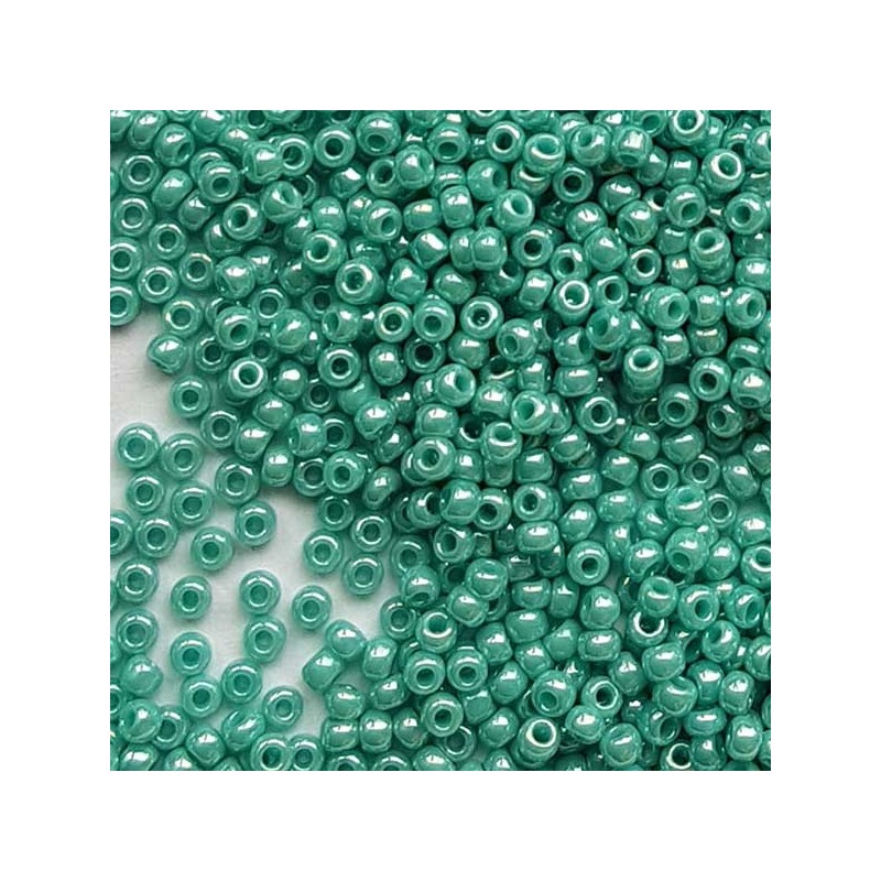 TOHO round 11/0 Opaque-Lustered Turquoise 10g