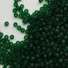 TOHO round 11/0 Trans-Frosted Green Emerald10g