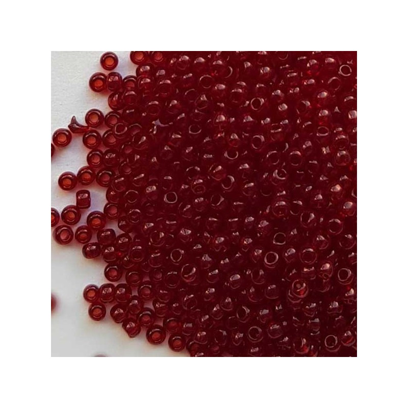 TOHO 11/0 : Transparent Garnet 10g