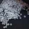 TOHO round 11/0 Transparent-Frosted Crystal 10g