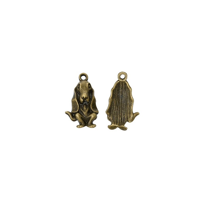 Berlock Hund 25x14mm