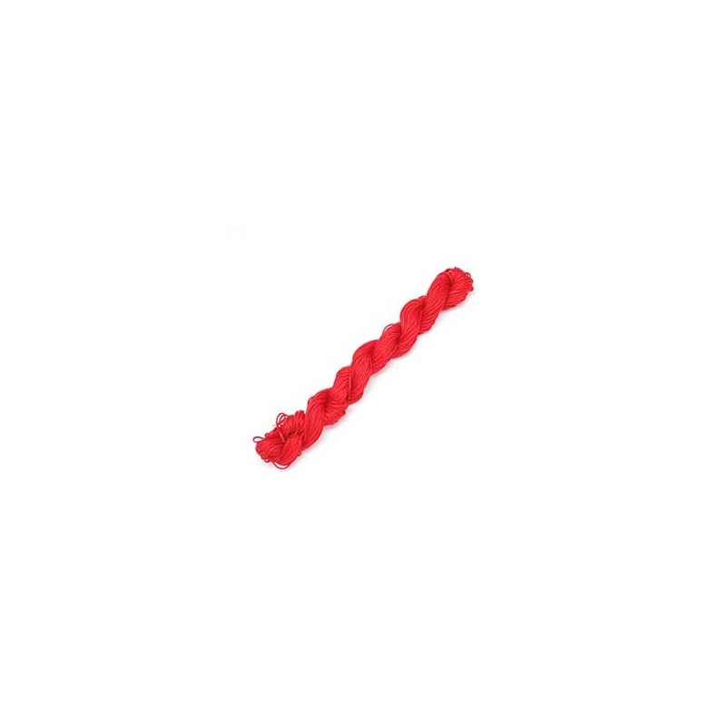 Nyloncord Röd 2mm