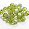 Firepolished Lt Olivine AB 6mm