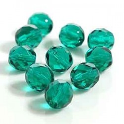 Firepolished 8mm Lt Emerald 20