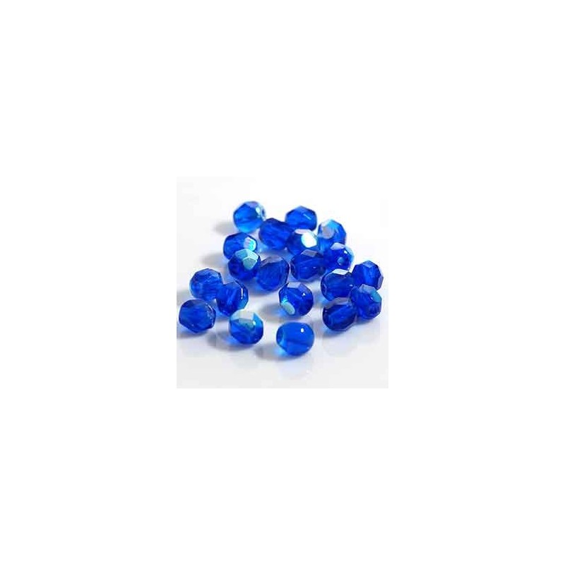 Firepolished 6mm Sapphire AB