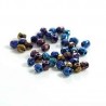 Firepolished 3mm Jet Blue Iris