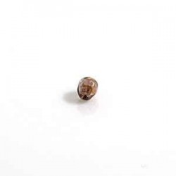 Firepolished 3mm Crystal Brown Senegal