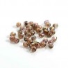 Firepolished 3mm Crystal Brown Senegal