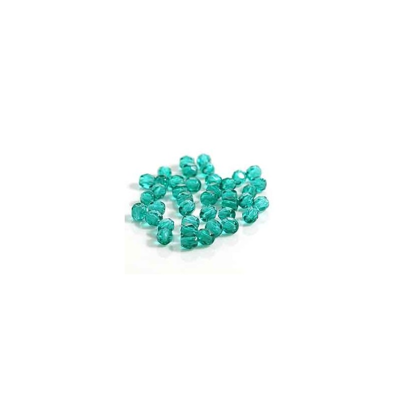 Firepolished 4mm Teal