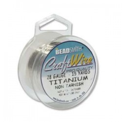 Craft wire titanium 28ga, 15yd