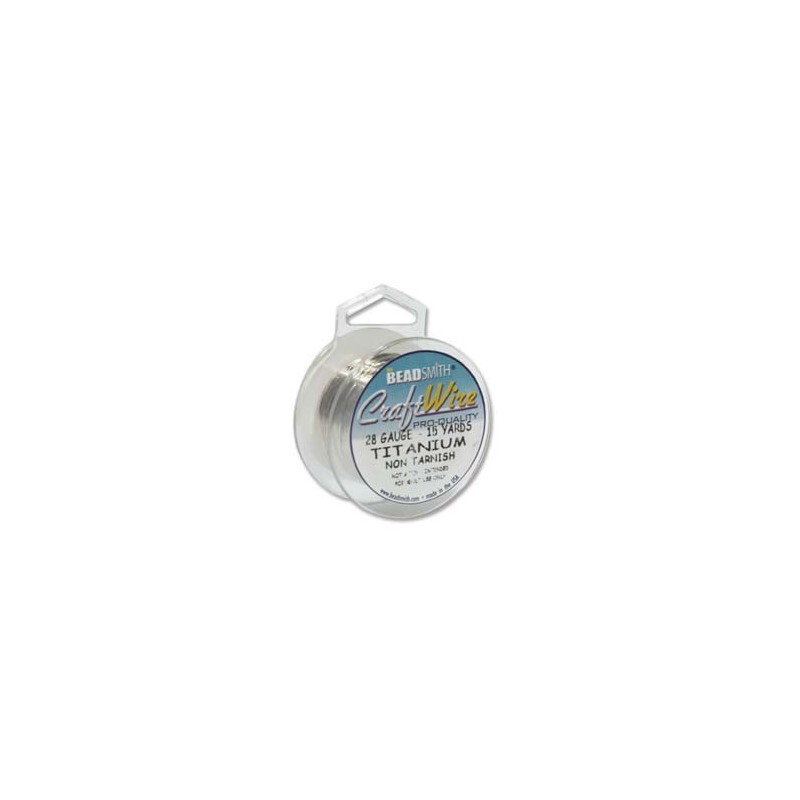 Craft wire titanium 28ga, 15yd