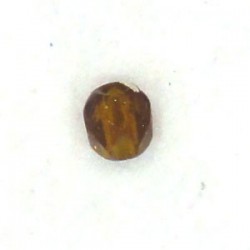 Firepolished 3mm Dark Topaz, 40st