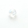 Firepolished 8mm, Crystal AB, 10st