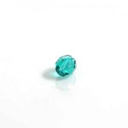 Firepolished Emerald 4mm