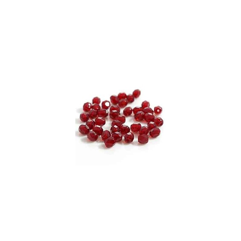 Firepolished Garnet 4mm