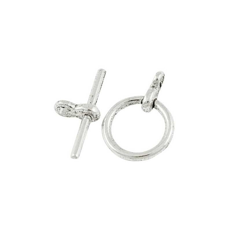 Stavlås silverfärg 12mm
