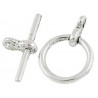 Stavlås silverfärg 12mm