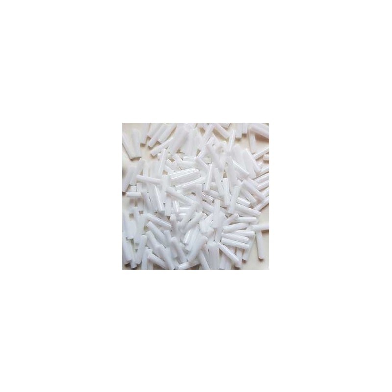 TOHO Bugle beads Opaque white, 9mm