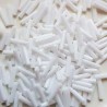 TOHO Bugle beads Opaque white, 9mm